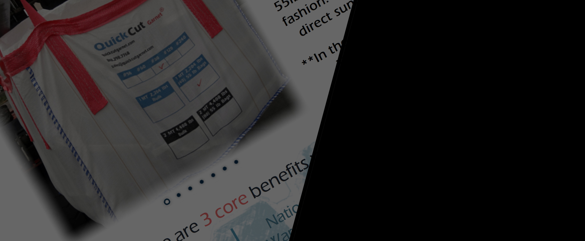 QuickCut Garnet Web Design