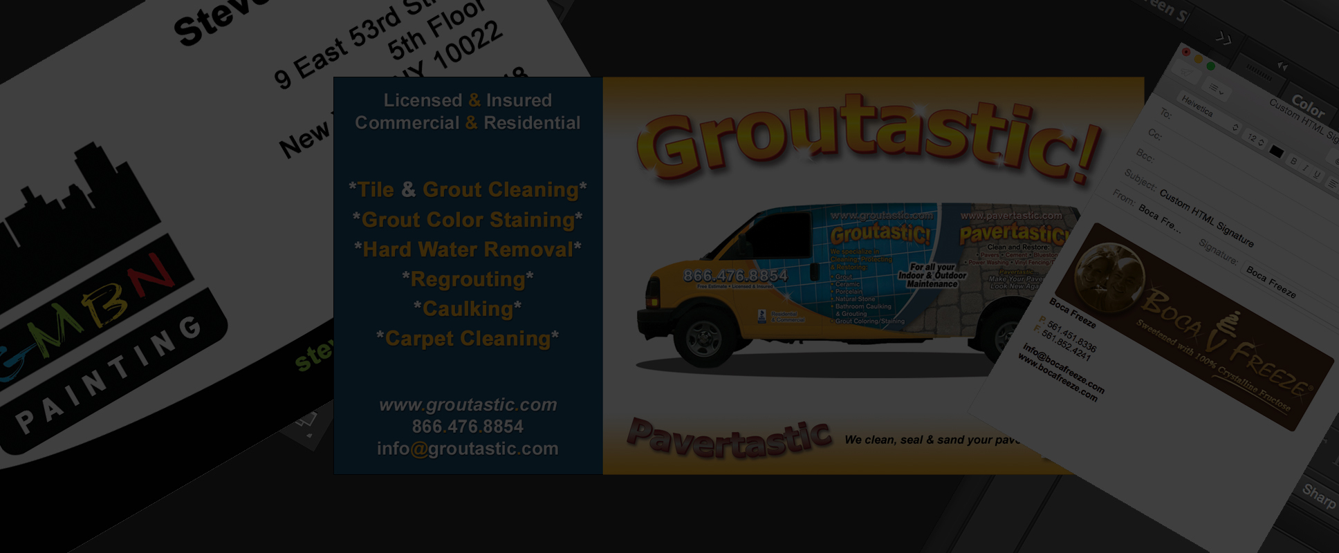 Graphic Design Business Material Print and Digital